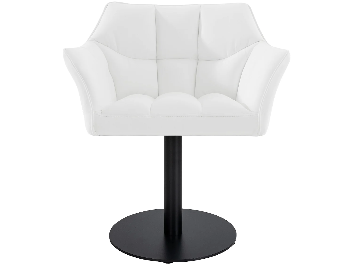 Chaise longue - Similicuir - Blanc - Damaso