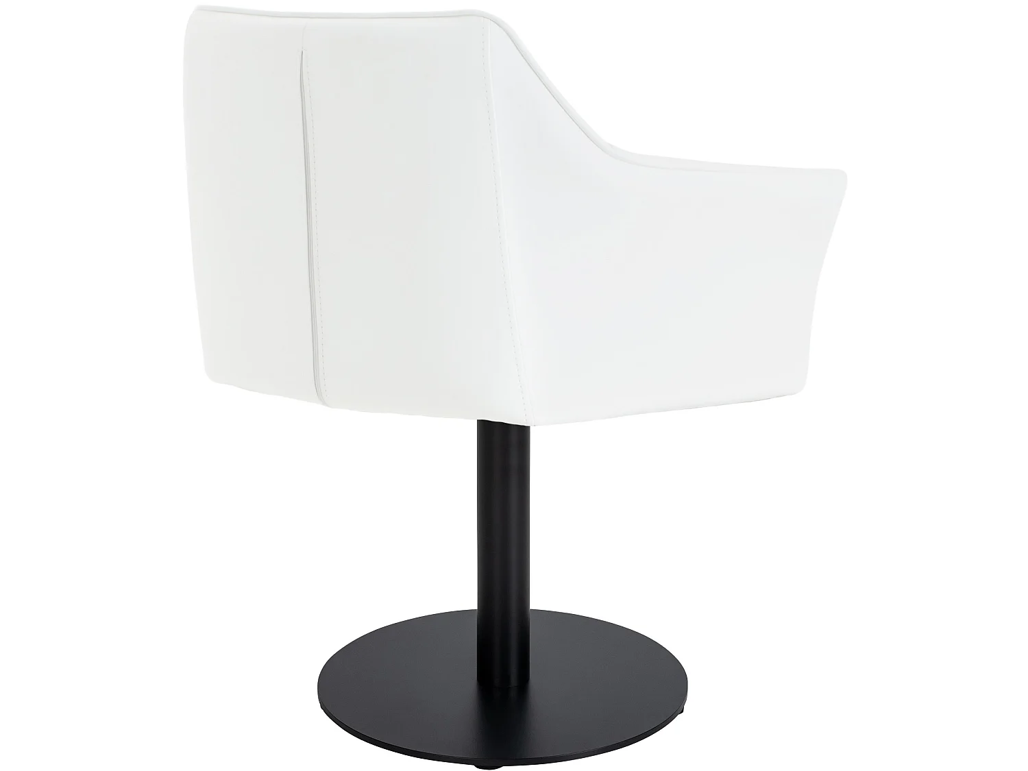 Chaise longue - Similicuir - Blanc - Damaso