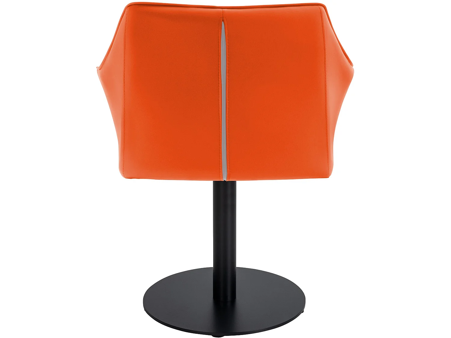 Chaise longue - Similicuir - Orange - Damaso