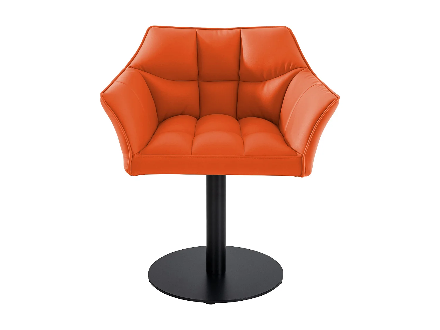 Chaise longue - Similicuir - Orange - Damaso