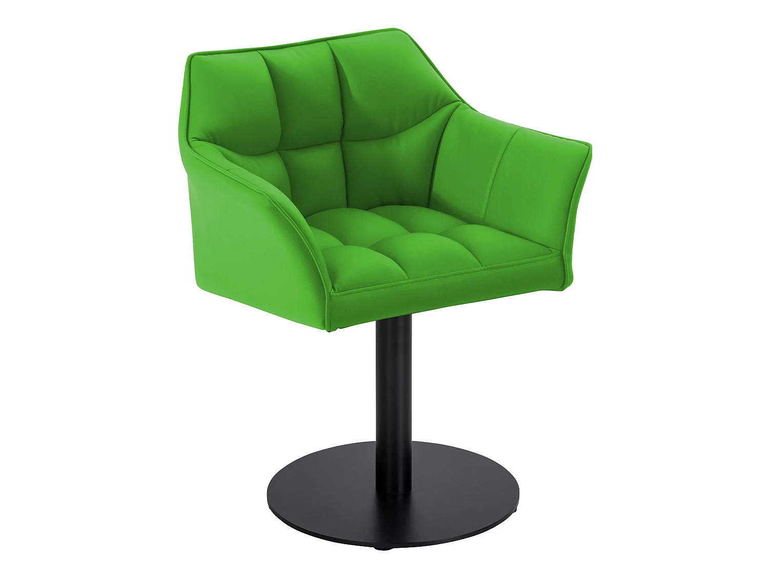 Chaise longue - Similicuir - Vert - Damaso