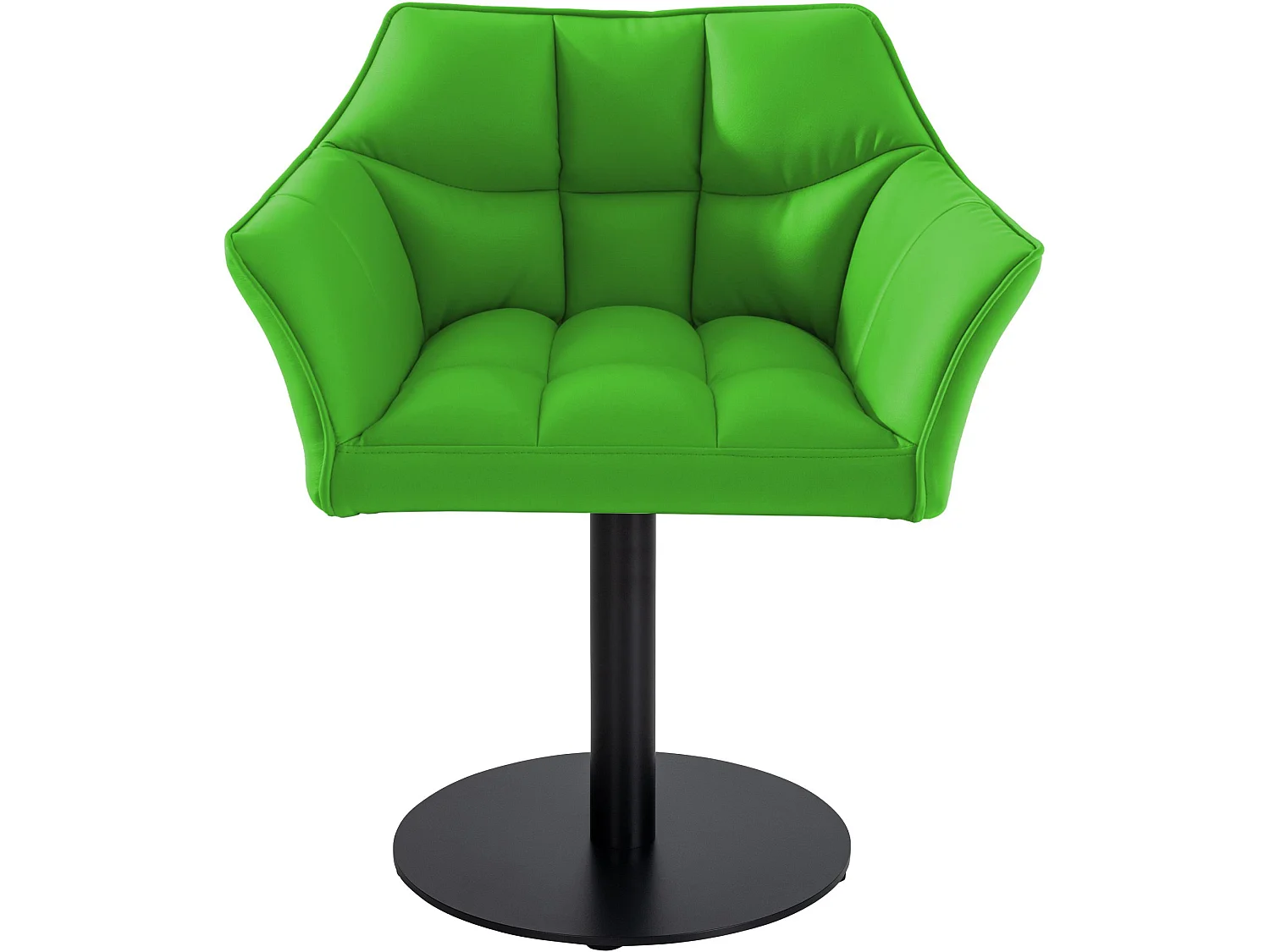 Chaise longue - Similicuir - Vert - Damaso
