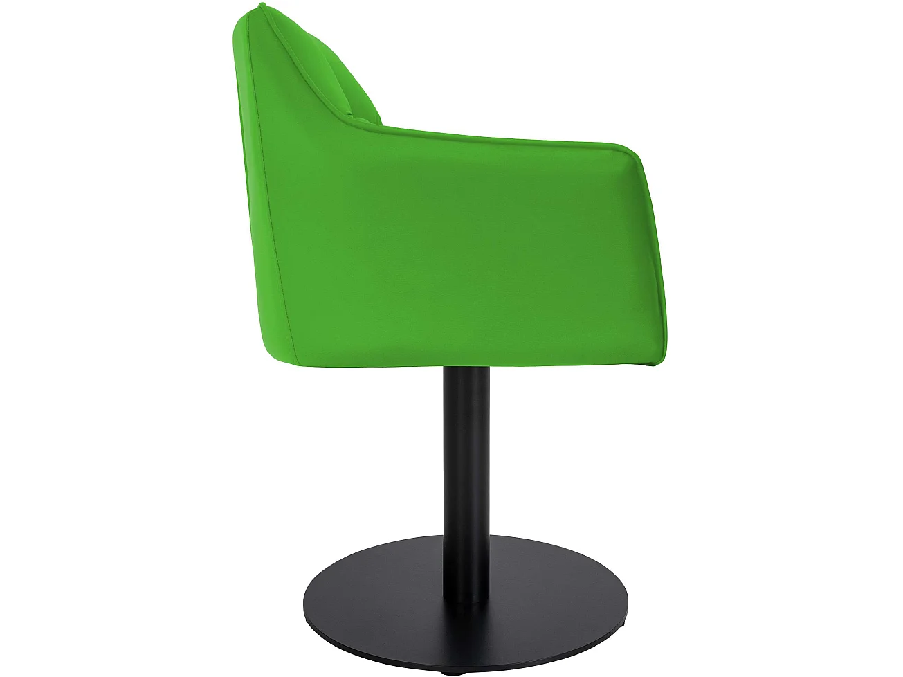 Chaise longue - Similicuir - Vert - Damaso