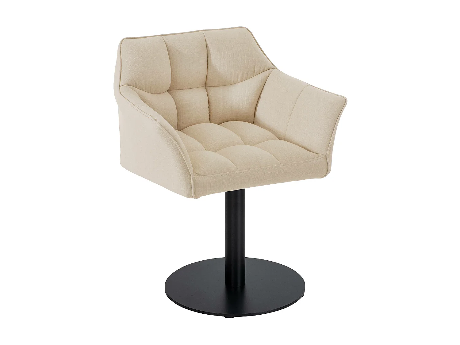 Chaise longue - Tissu - Crème - Damaso