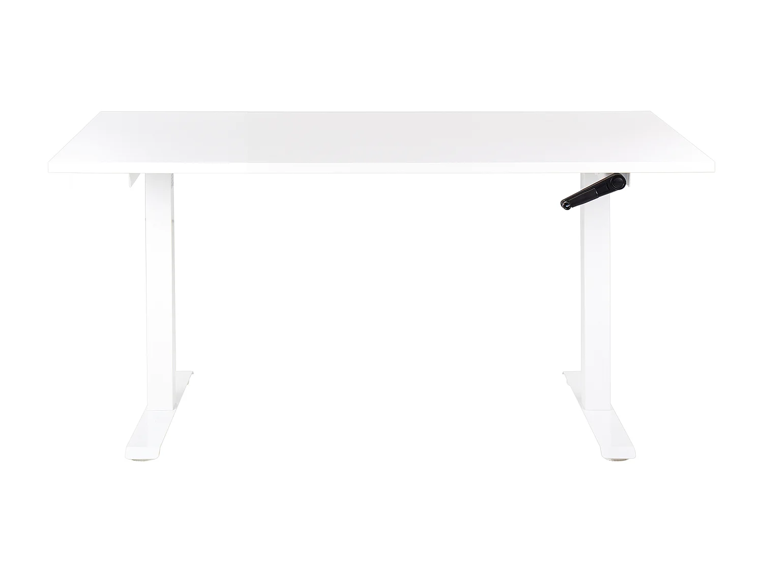 Bureau réglable en hauteur manuellement DESTINES Blanc 160 cm 72 cm