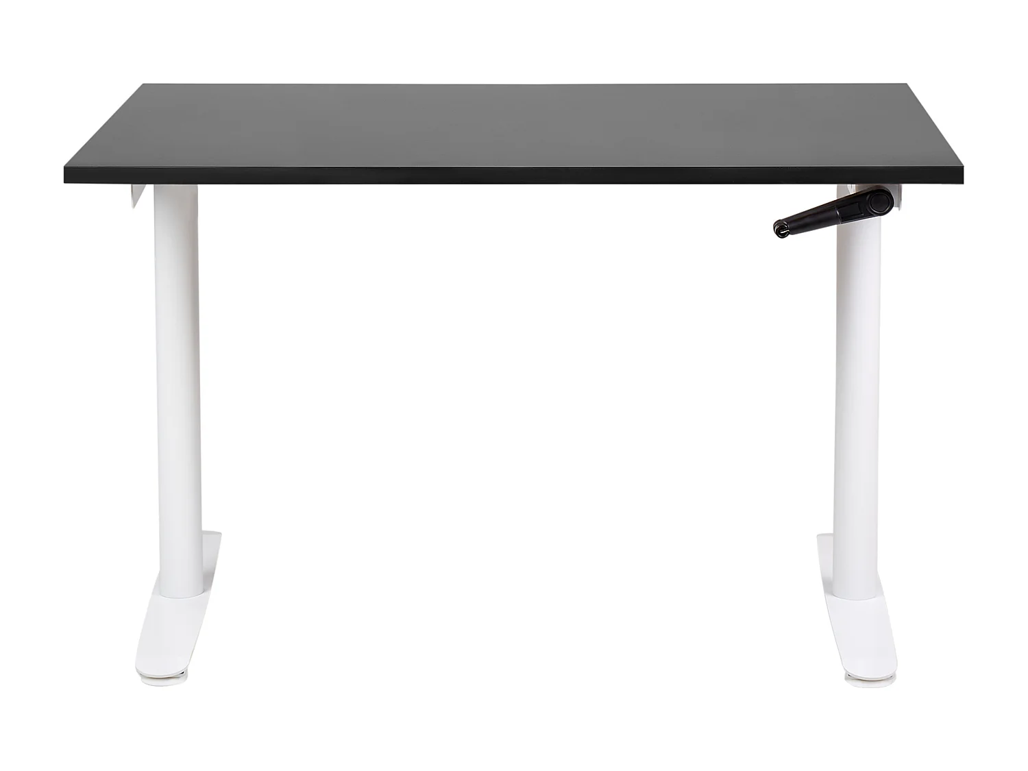 Bureau réglable en hauteur manuellement DESTINAS Noir/blanc 120 cm 72 cm