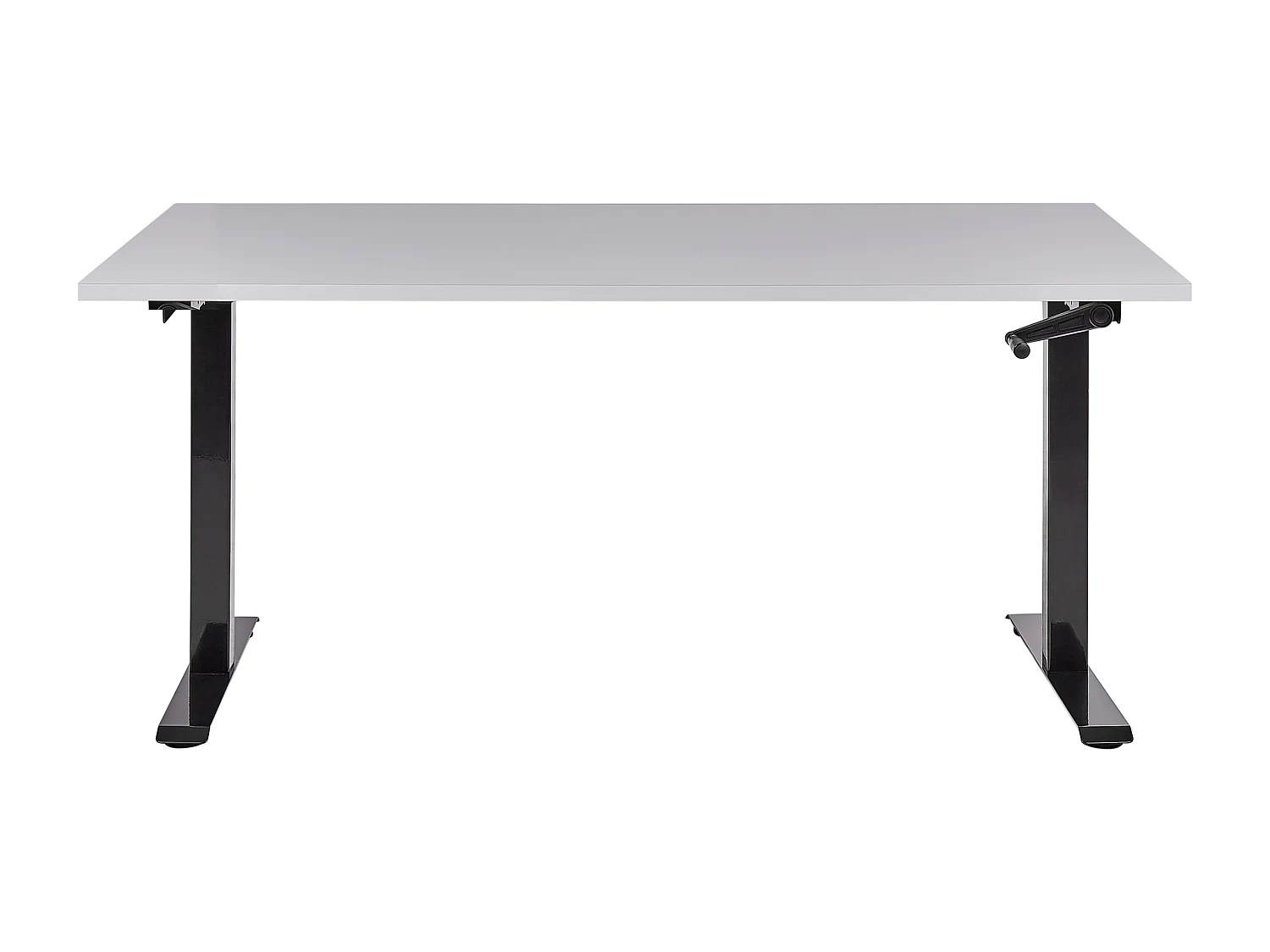 Bureau réglable en hauteur manuellement DESTINES Gris/noir 160 cm 72 cm