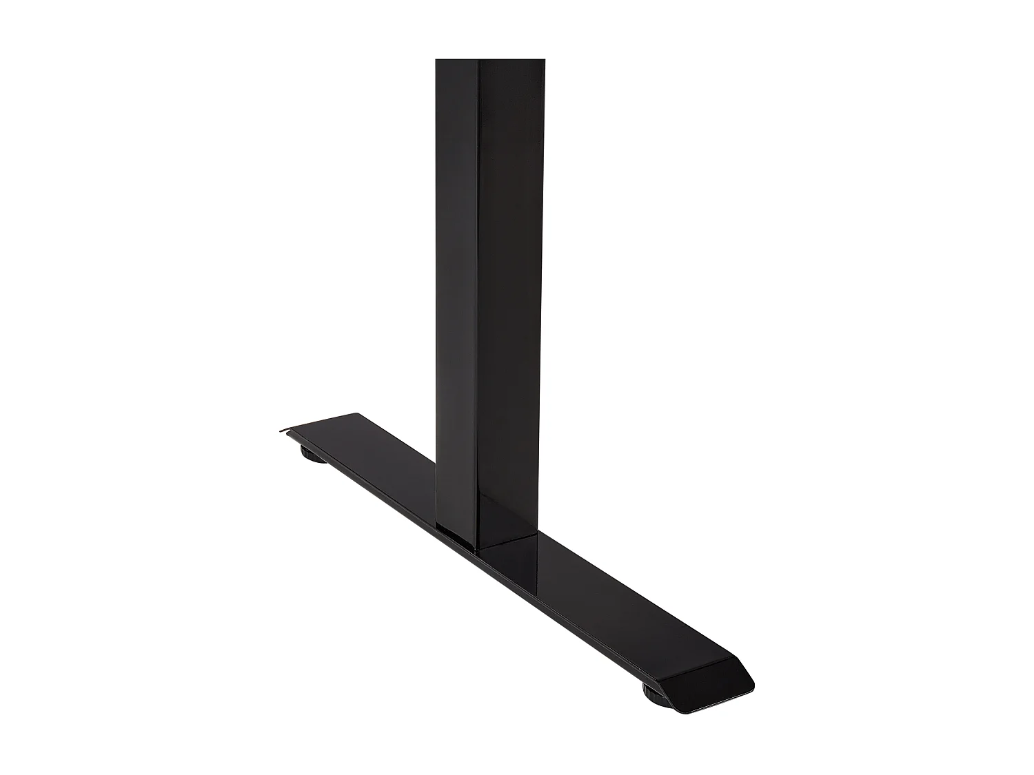 Bureau réglable en hauteur manuellement DESTINES Blanc/noir 160 cm 72 cm