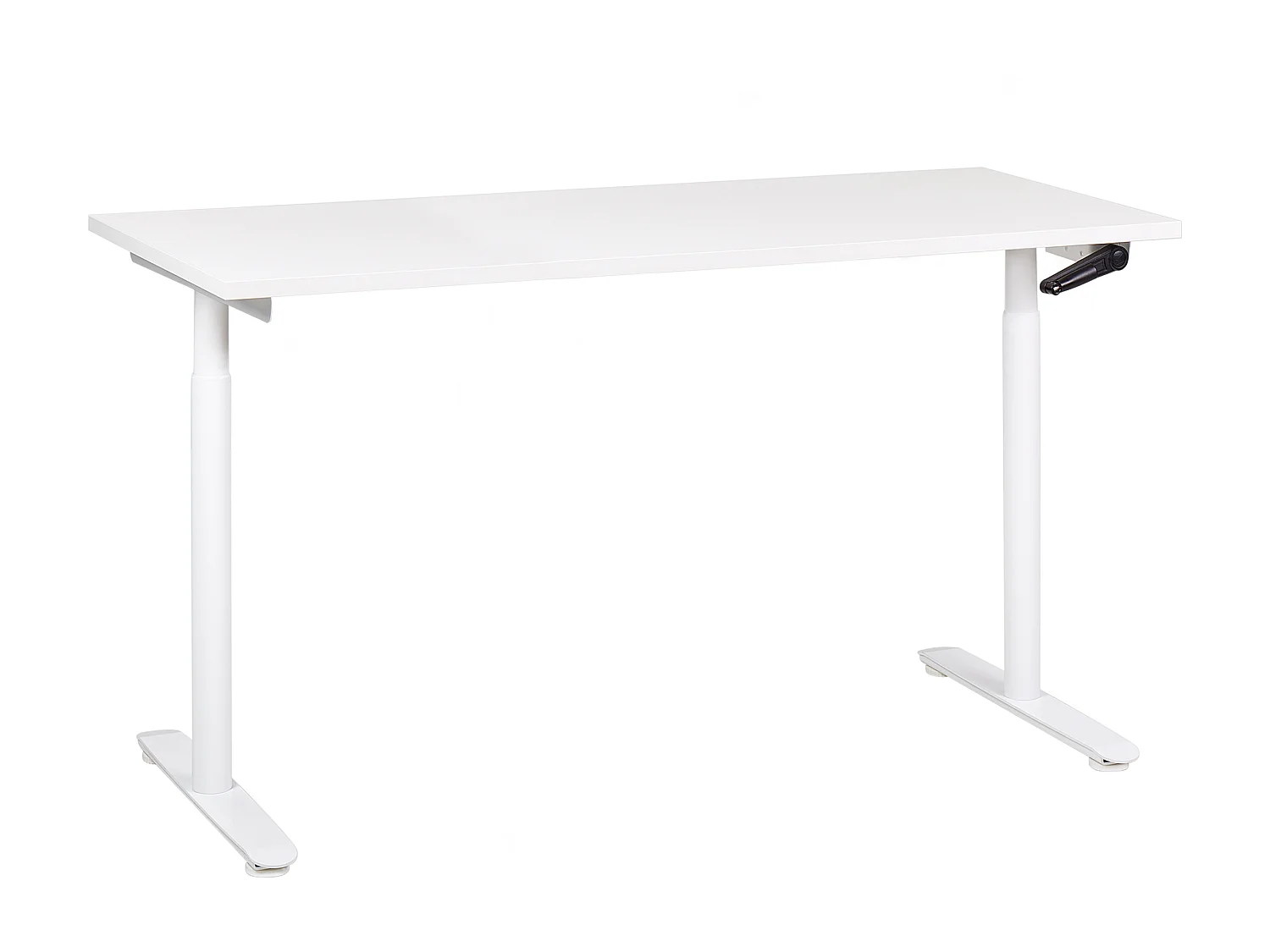 Bureau handmatig verstelbaar wit 160 x 72 cm DESTINAS