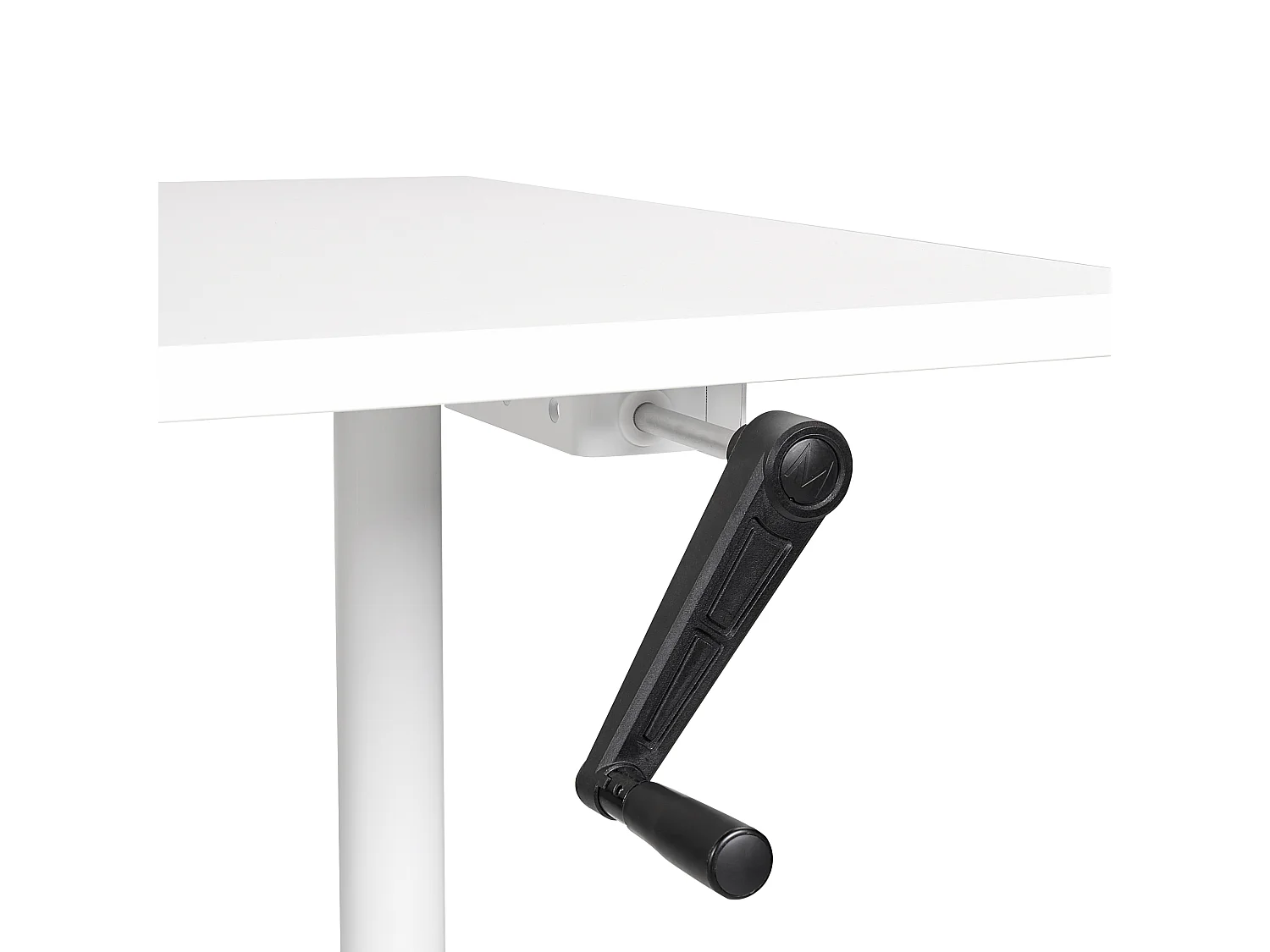 Schreibtisch weiss 160 x 72 cm manuell höhenverstellbar DESTINAS