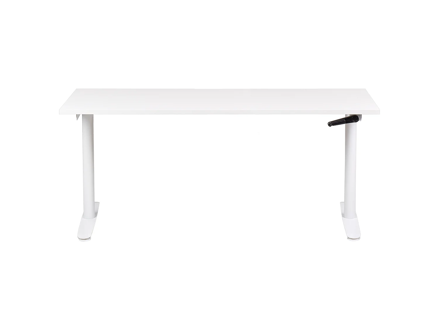 Schreibtisch weiss 160 x 72 cm manuell höhenverstellbar DESTINAS