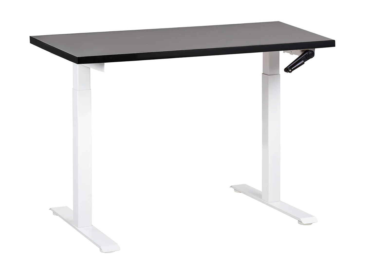 Scrivania regolabile nero e bianco 120 x 72 cm DESTINES