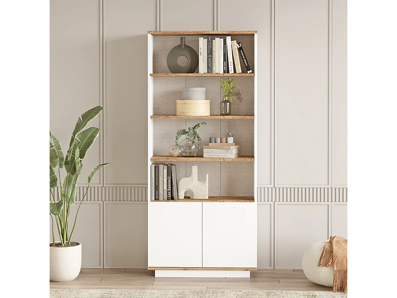 Armadio per stoviglie con ripiani e 2 ante TEO