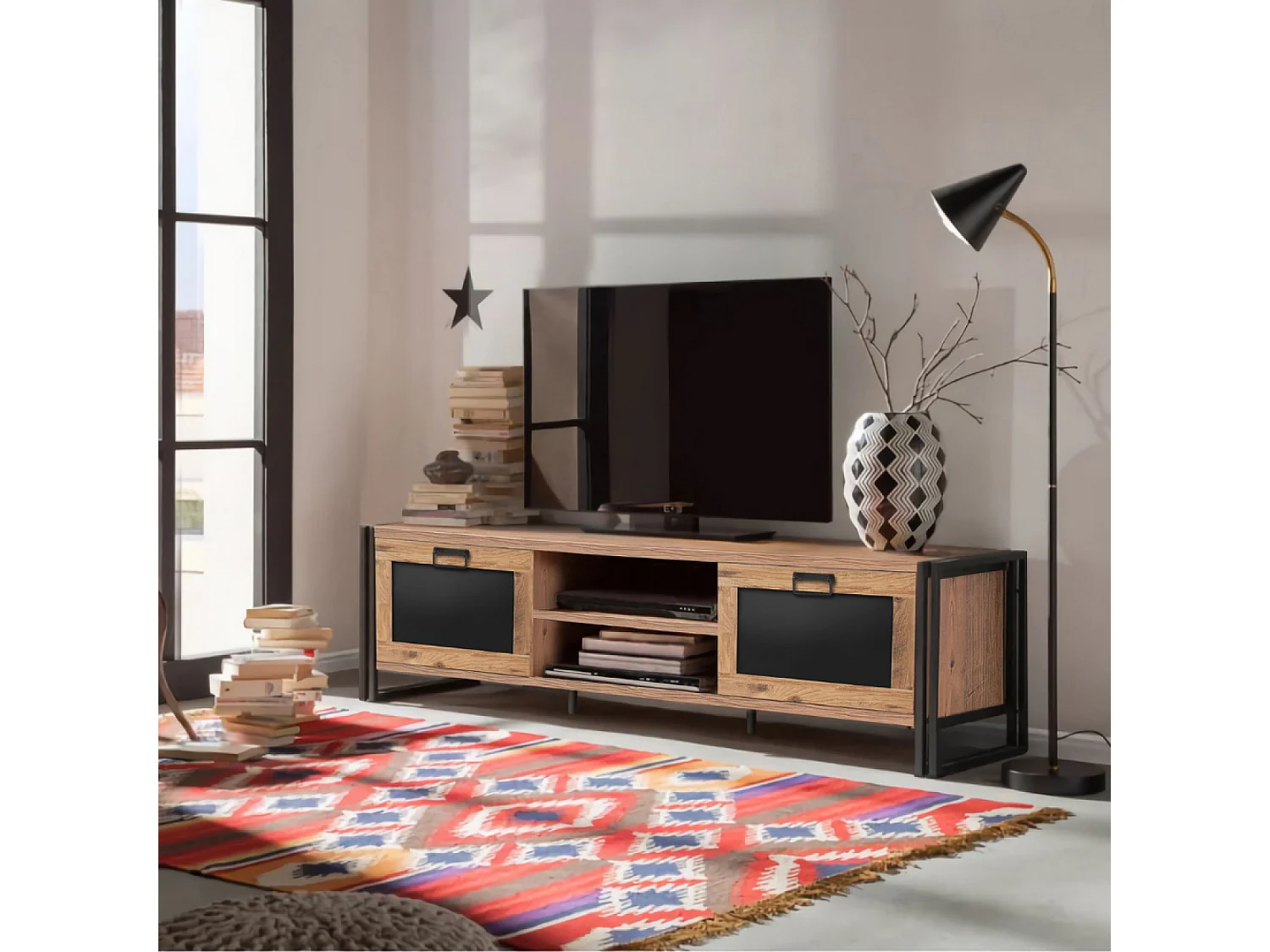 TV-Möbel 180 cm Industrieller  SYN