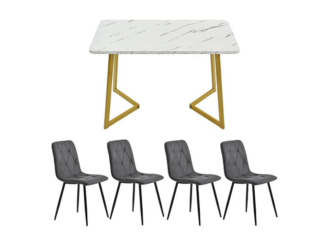 Ensemble table et chaises à manger : élégant avec notre ensemble table et chaises à manger