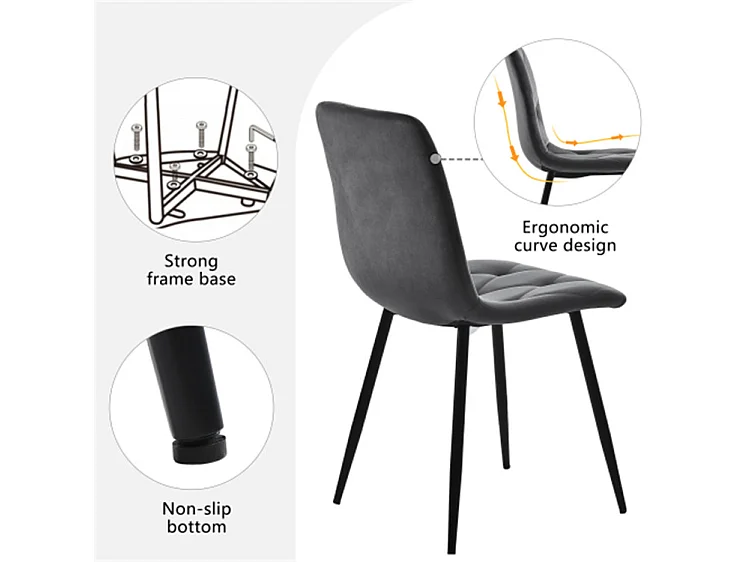 Ensemble table et chaises à manger - moderne et élégant