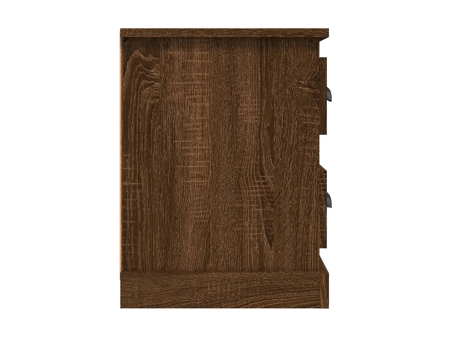 Meuble TV chêne marron 102x35,5x47,5 cm bois d'ingénierie