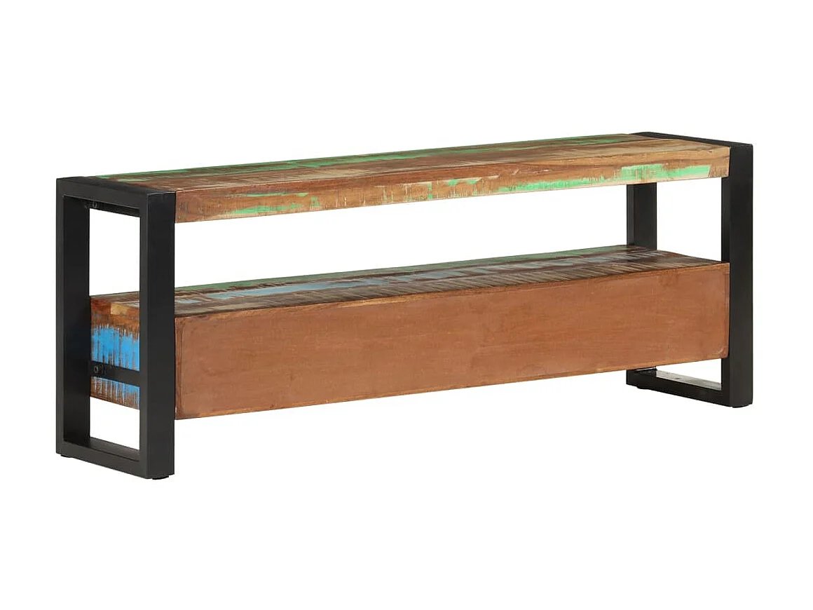 TV-Schrank 120x30x45 cm Massives Altholz