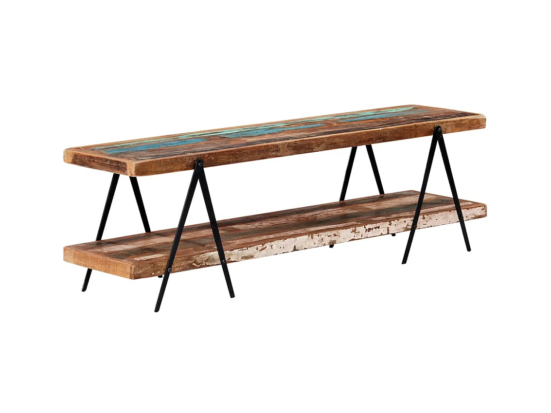 TV-Schrank 160x40x50 cm Massives Altholz