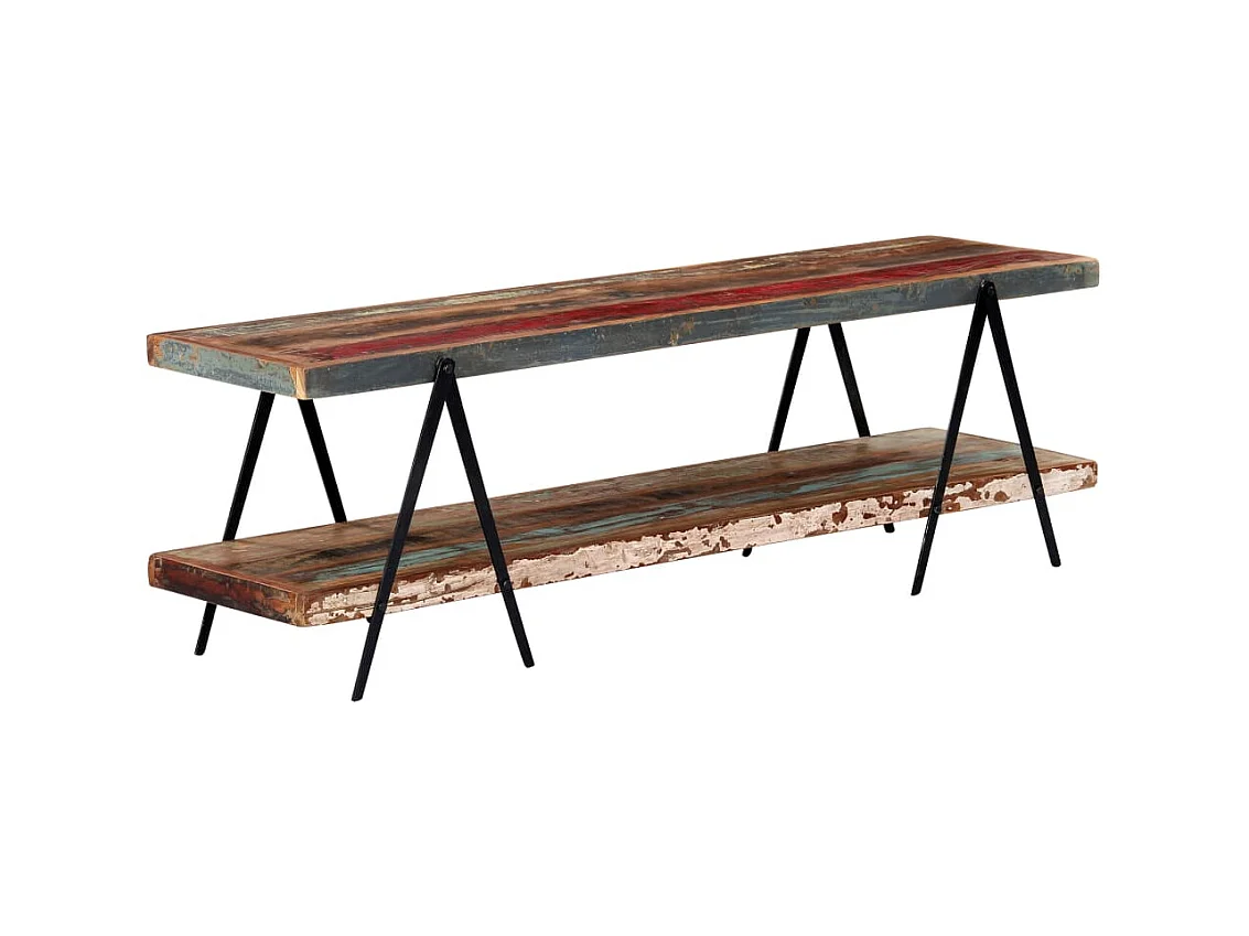 TV-Schrank 160x40x50 cm Massives Altholz