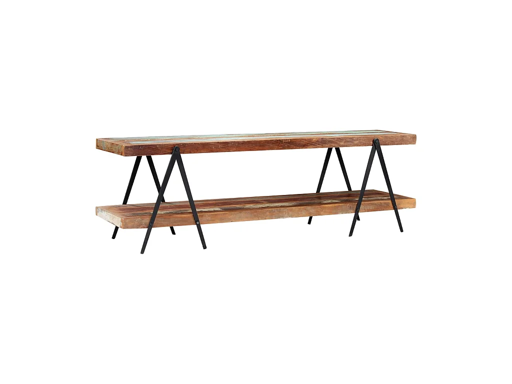 TV-Schrank 160x40x50 cm Massives Altholz