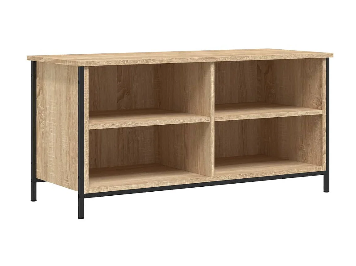 TV-meubel Sonoma eiken 100x40x50 cm Bewerkt hout