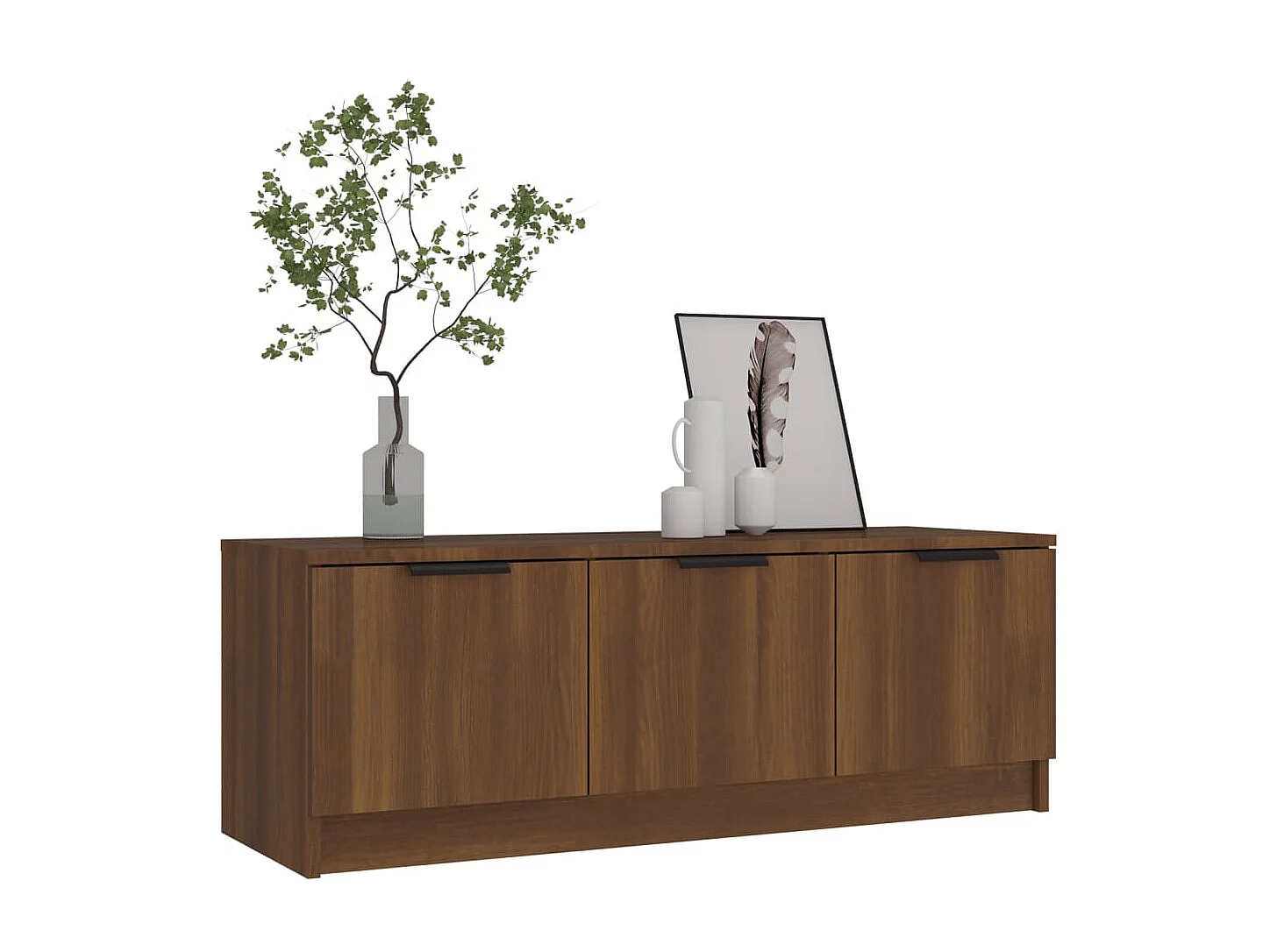 TV-Schrank Braune Eiche 102x35x36,5 cm Holzwerkstoff