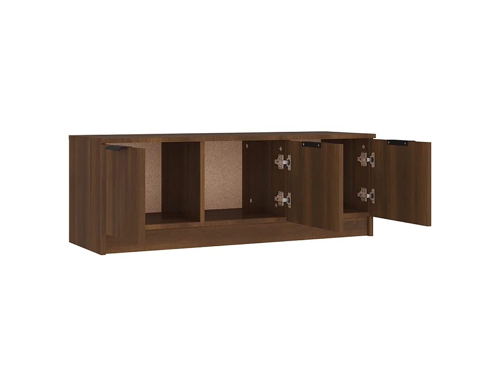 TV-Schrank Braune Eiche 102x35x36,5 cm Holzwerkstoff