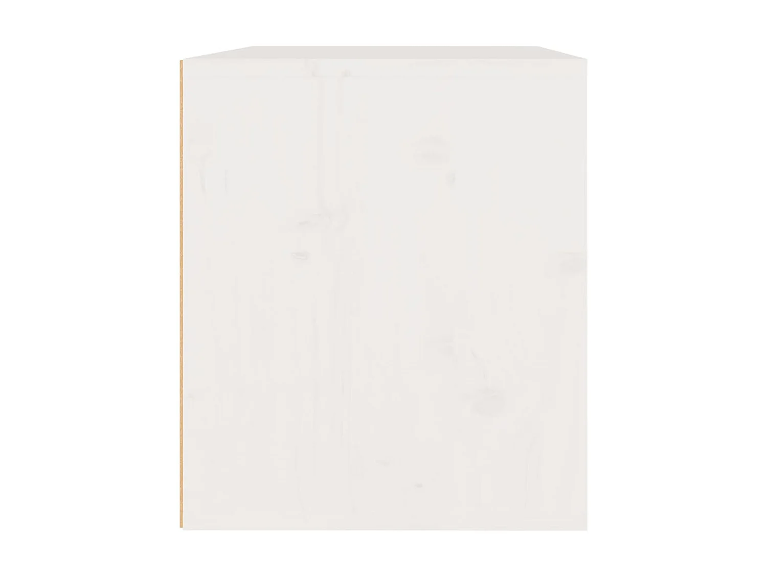 Mueble TV 3 piezas Blanco Madera maciza de pino