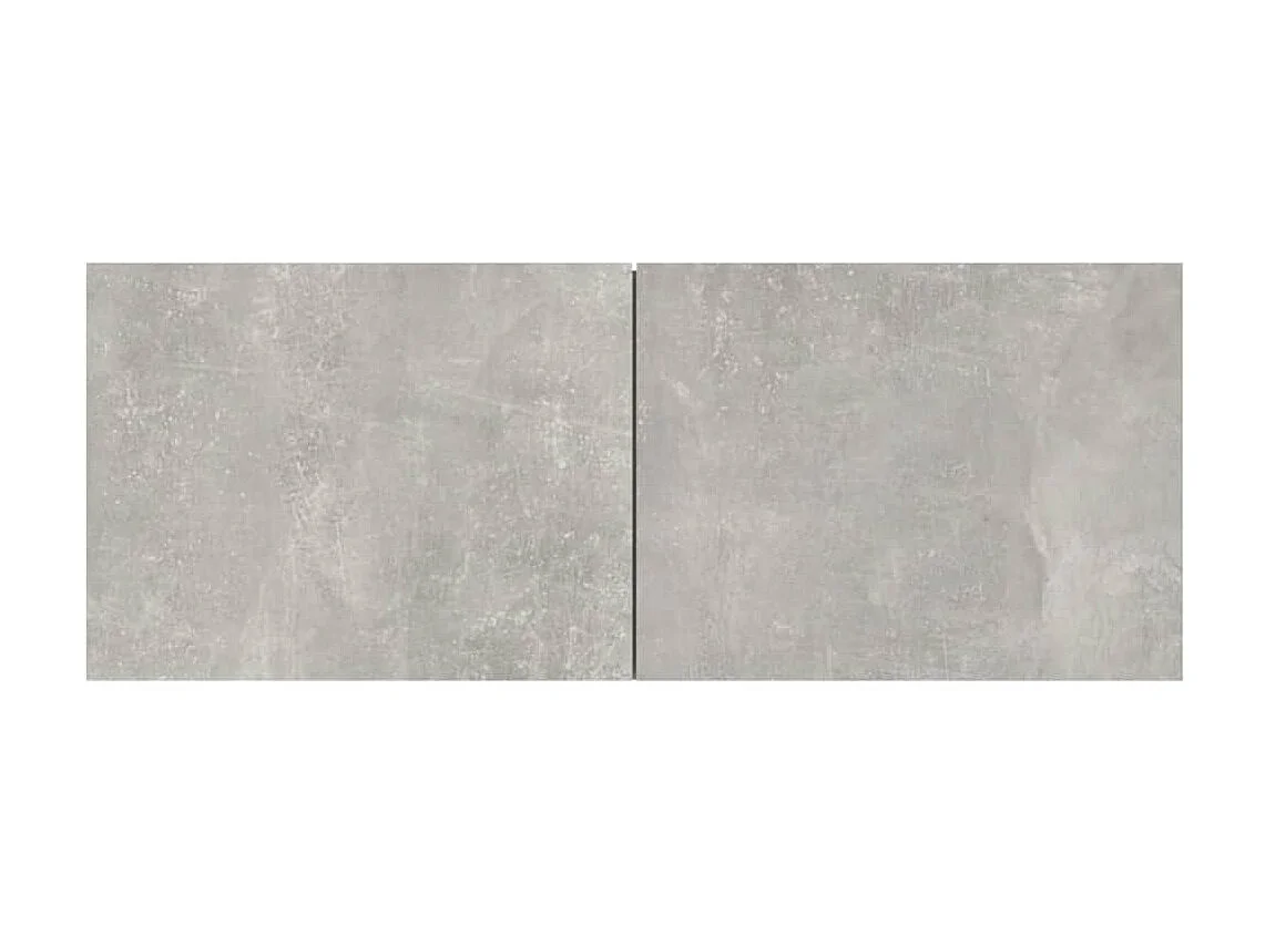 Juego de muebles para TV 5 piezas Gris cemento Madera contrachapada