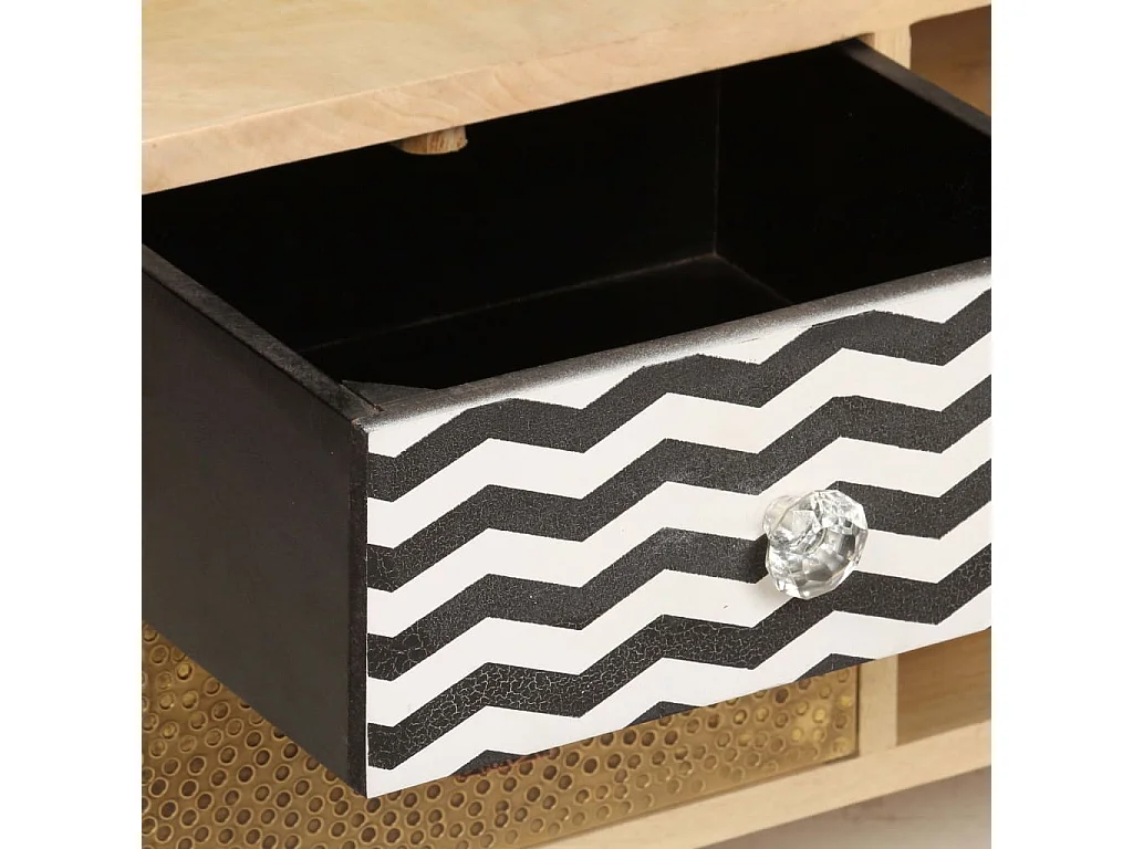 Meuble TV 120 x 30 x 40 cm Bois massif de manguier