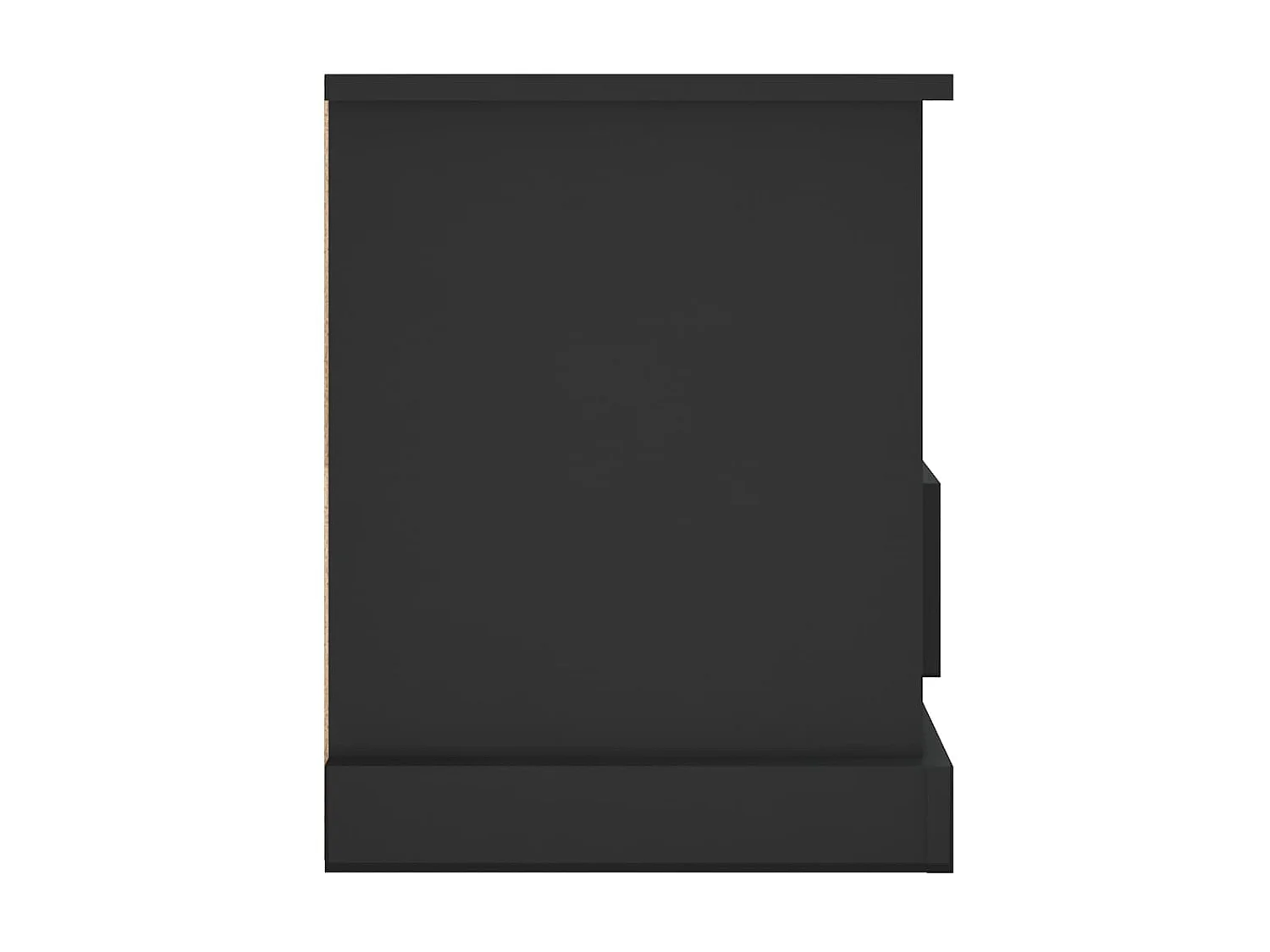 Meuble TV noir 93x35,5x45 cm bois d'ingénierie