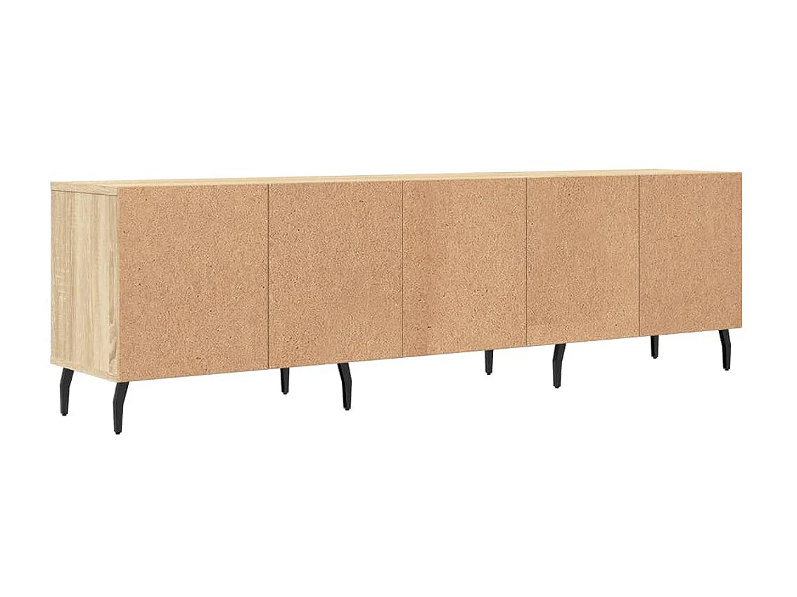 Meuble TV chêne sonoma 150x30x44,5 cm bois d'ingénierie
