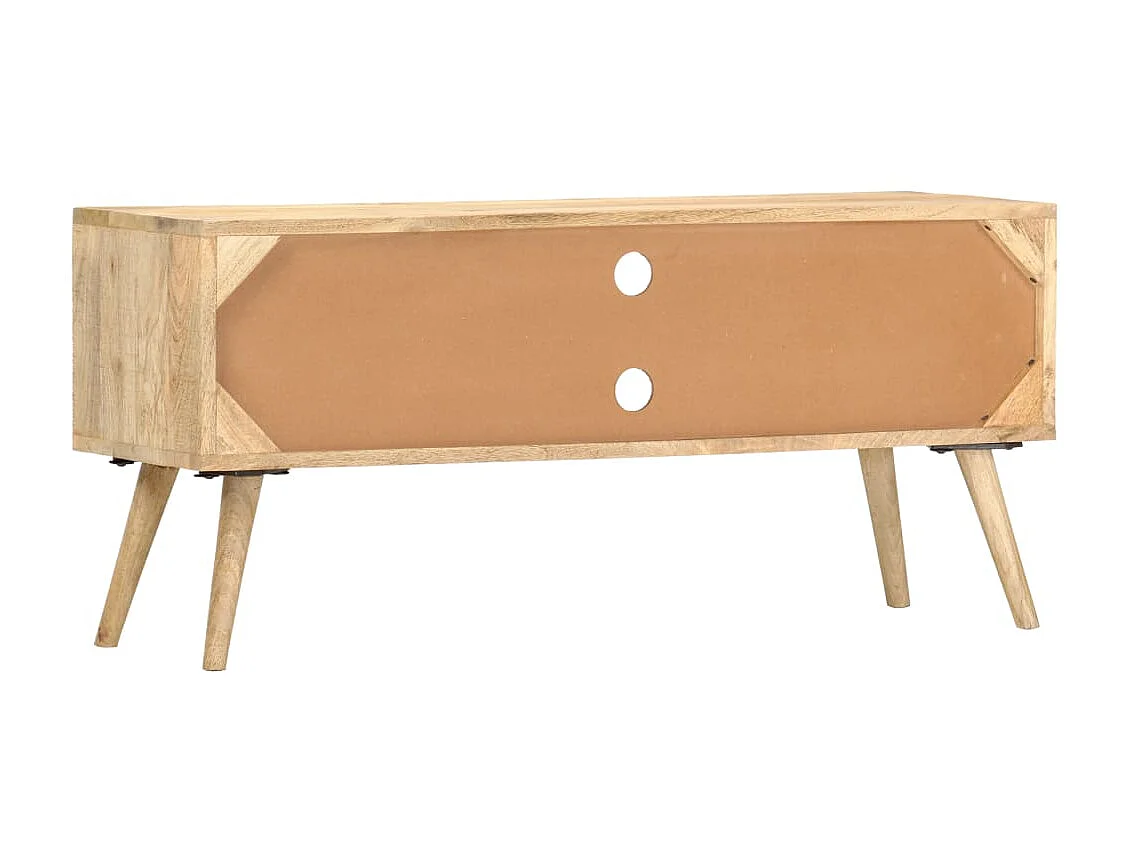 Móvel TV 100 x 30 x 45 cm Madeira maciça de mangueira