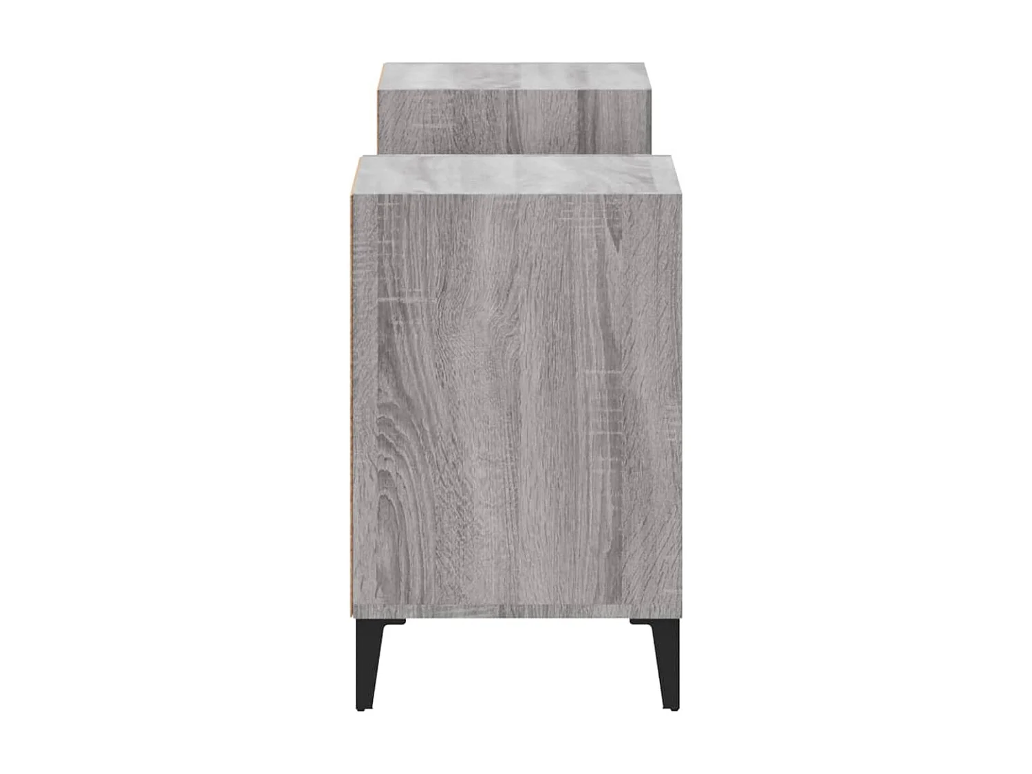 Mueble TV Sonoma gris 160x35x55 cm Madera contrachapada
