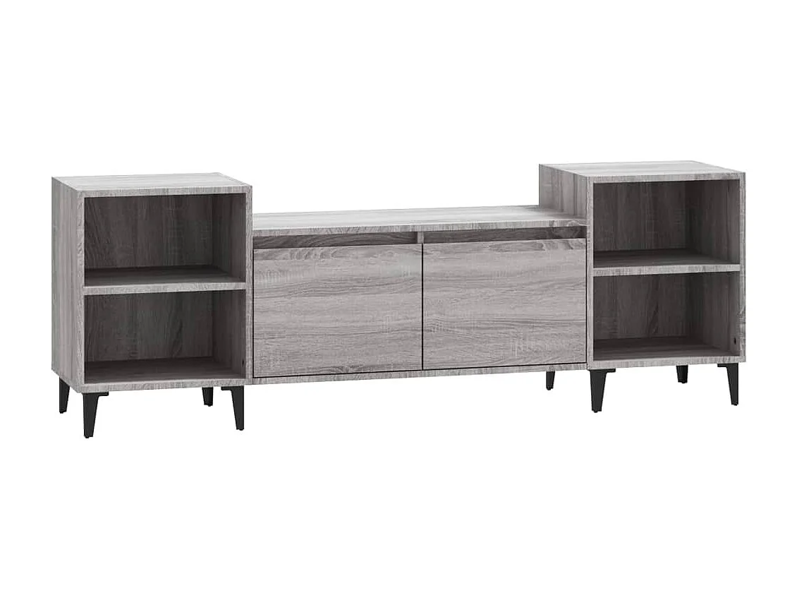 Meuble TV Sonoma gris 160x35x55 cm Bois d'ingénierie