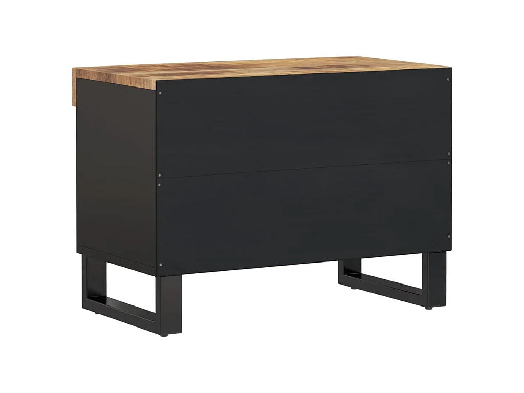 Meuble TV 60x33x43,5 cm bois massif de manguier