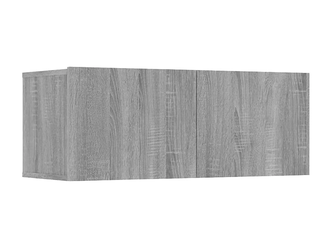 Meubles TV 4 pcs Chêne marron 80x30x30 cm Bois d'ingénierie