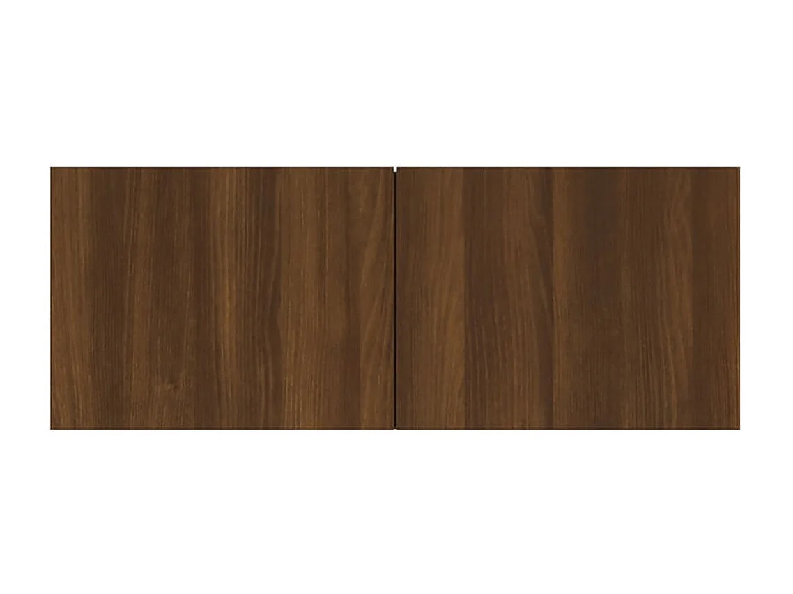 Meubles TV 4 pcs Chêne marron 80x30x30 cm Bois d'ingénierie