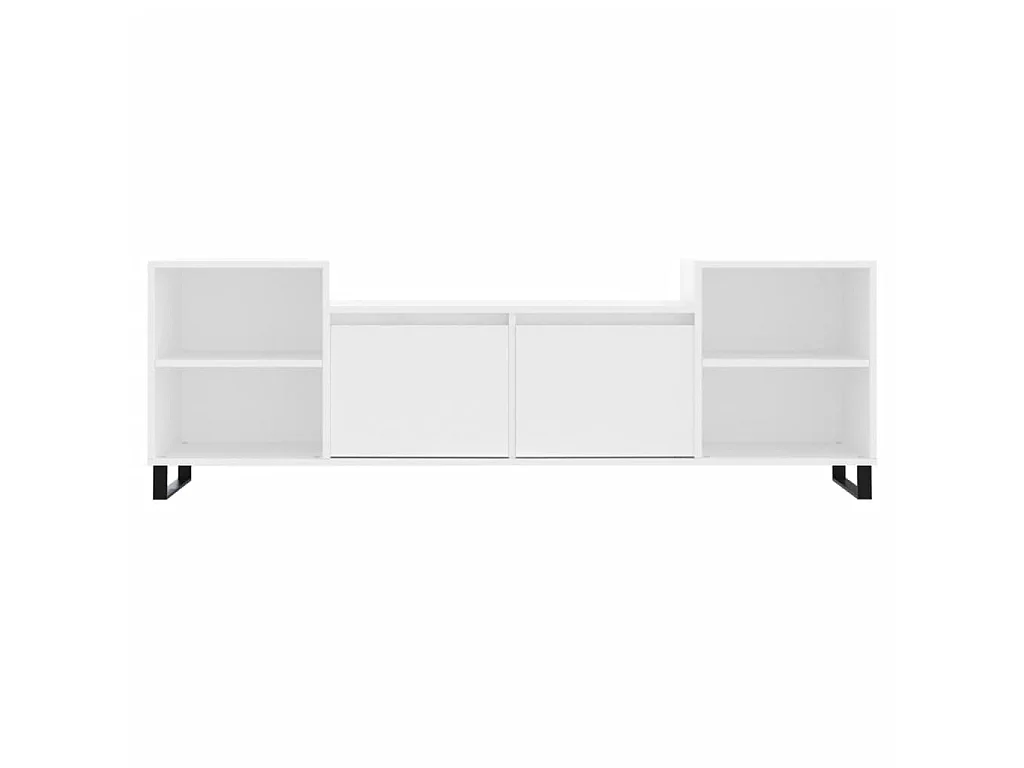 Mobile TV bianco 160x35x55 cm MDF