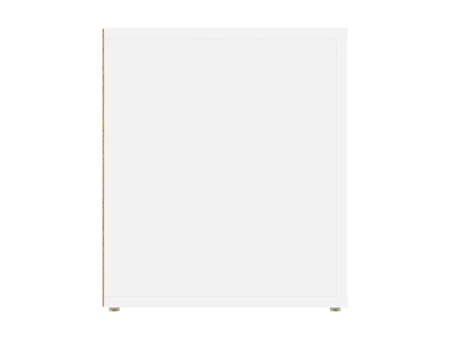 Mueble TV blanco 100x35x40 cm Madera contrachapada