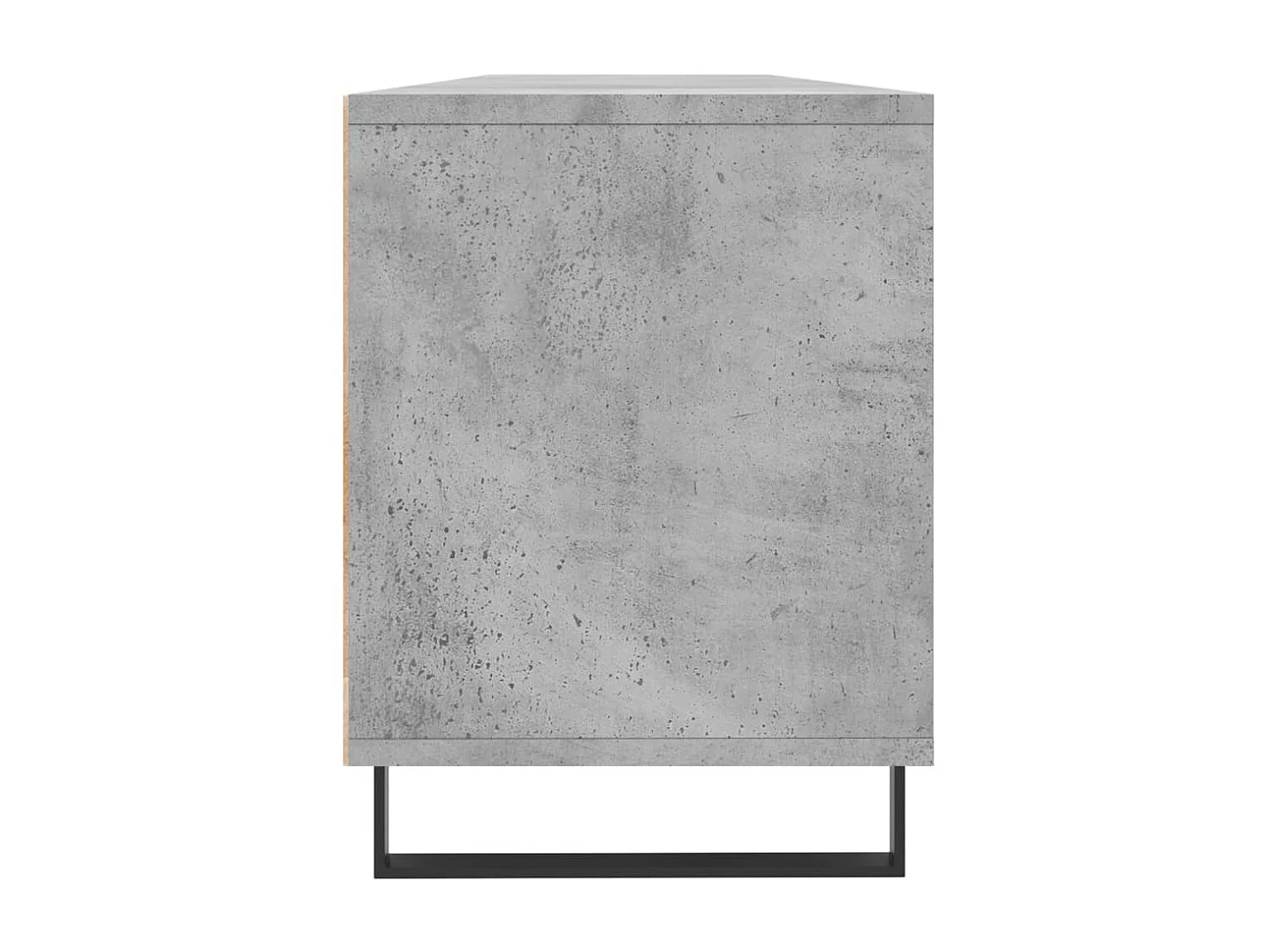 Mobile TV grigio cemento 150x30x44,5 cm in derivati del legno