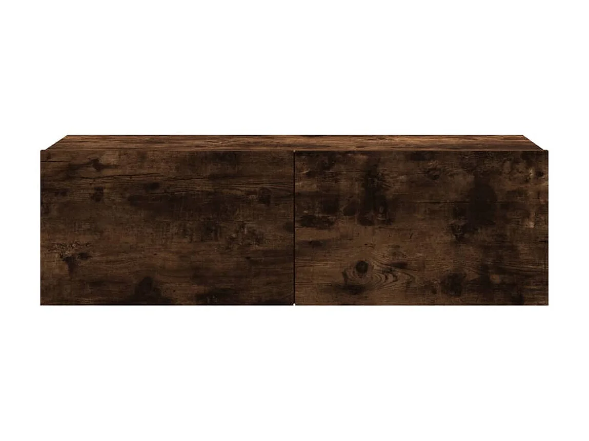 Móvel de parede para TV Carvalho fumado 100x30x30 cm Madeira artificial