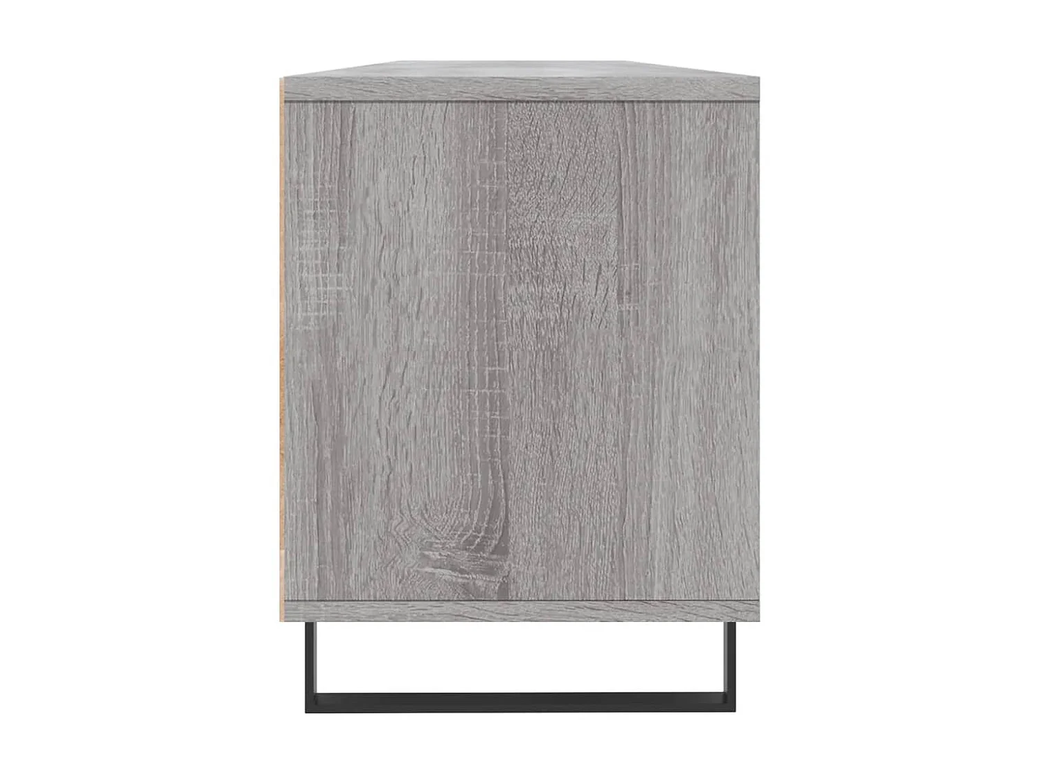 Meuble TV sonoma gris 150x30x44,5 cm bois d'ingénierie