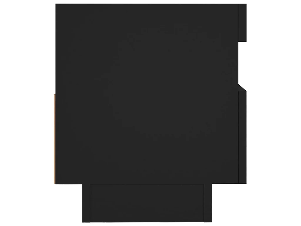 TV-meubel met LED-verlichting zwart 80x35x40 cm