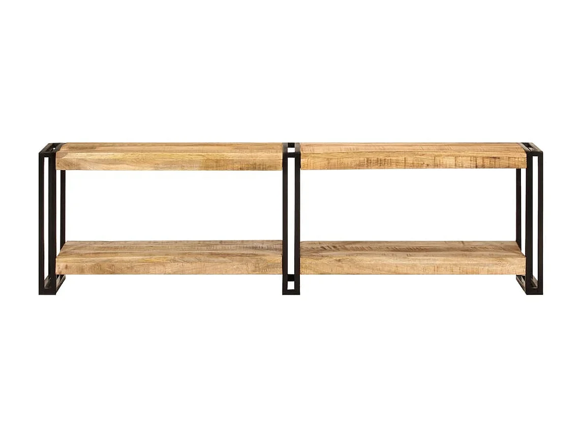 Móvel de TV 140x30x40 cm madeira de mangueira maciça