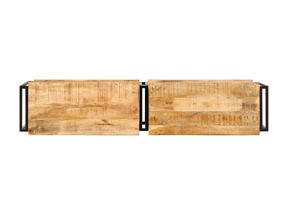 Móvel de TV 140x30x40 cm madeira de mangueira maciça