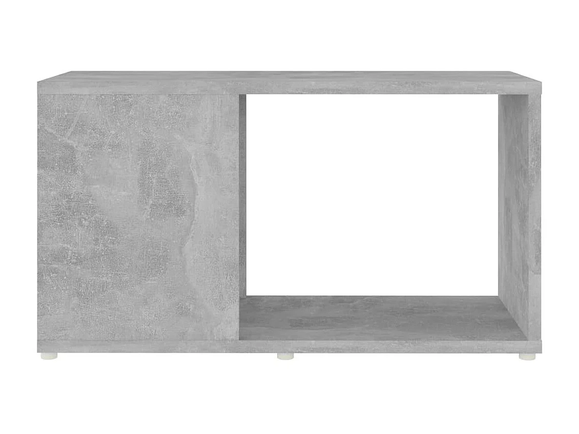 Meuble TV Gris béton 60x24x32 cm Aggloméré