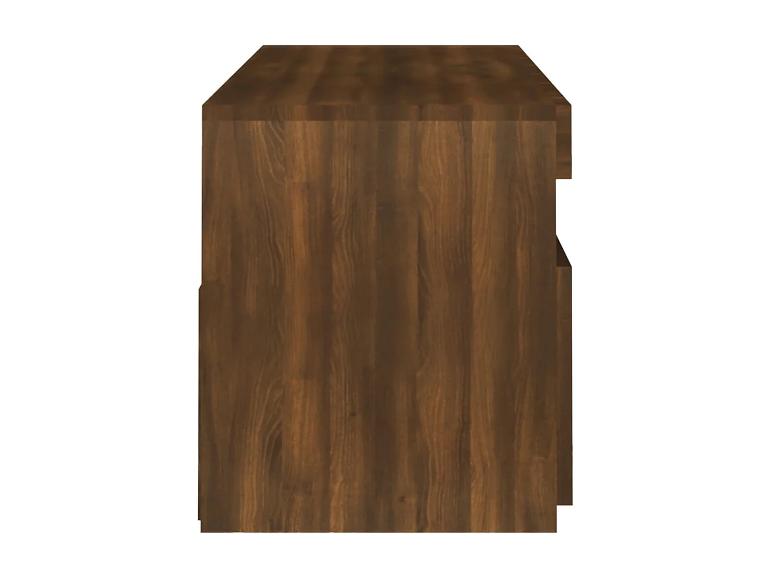 Meuble TV avec lumières LED chêne marron 120x35x40 cm