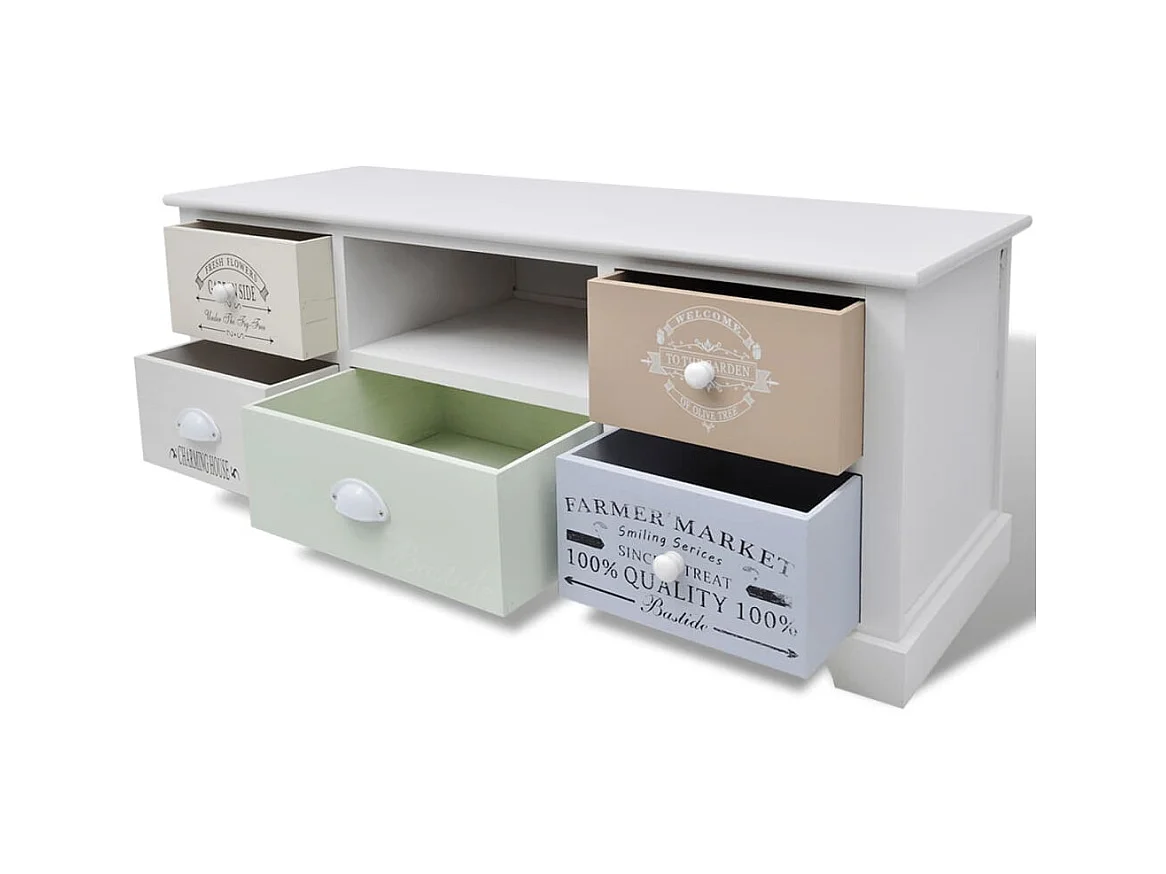 TV-Schrank im französischen Stil aus Holz